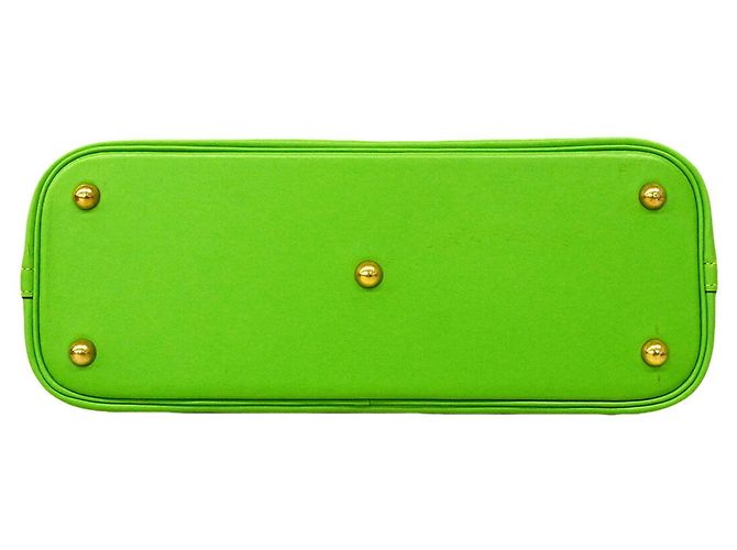 Hermès Borsa Hermes Bolide 31 in Verde Mela e Arancione - vista 3