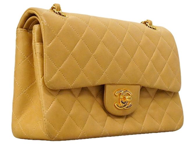 Borsa a tracolla Chanel Matelassé Beige - vista 2