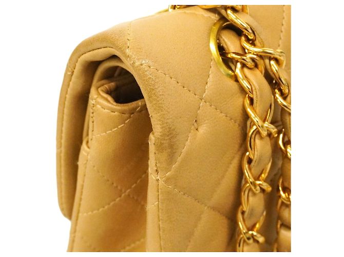 Borsa a tracolla Chanel Matelassé Beige - vista 7