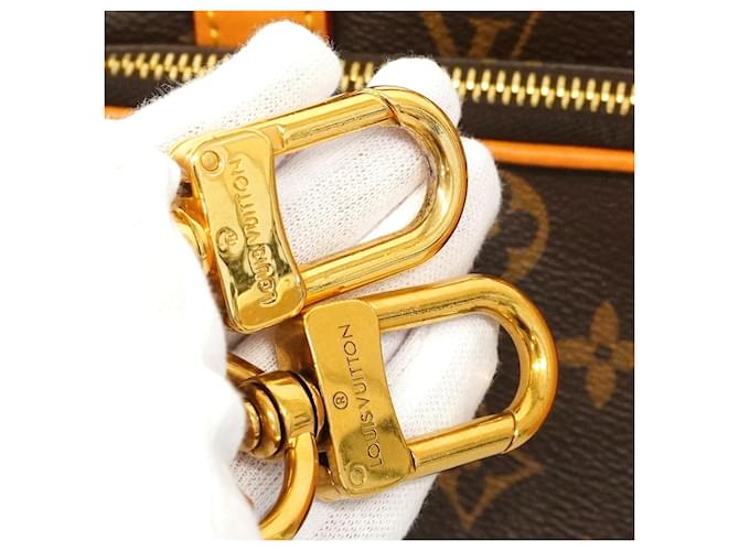 Borsa Louis Vuitton Monogram Keepall Cargo 25 Marrone - vista 10