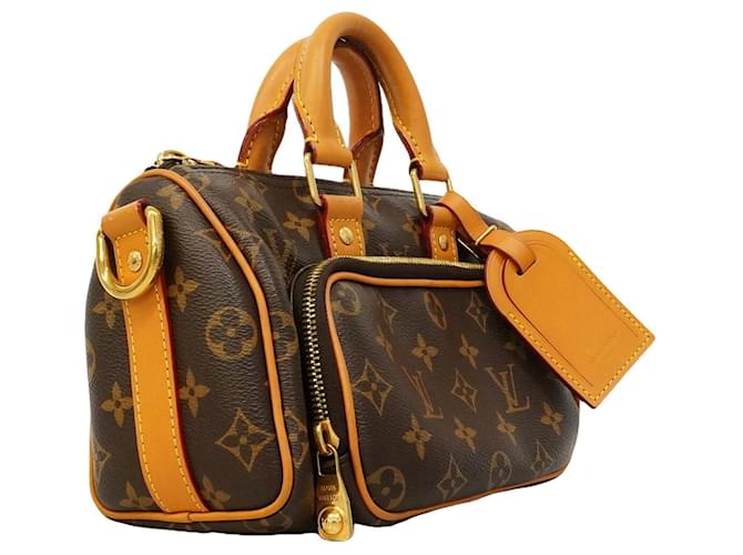 Borsa Louis Vuitton Monogram Keepall Cargo 25 Marrone - vista 2