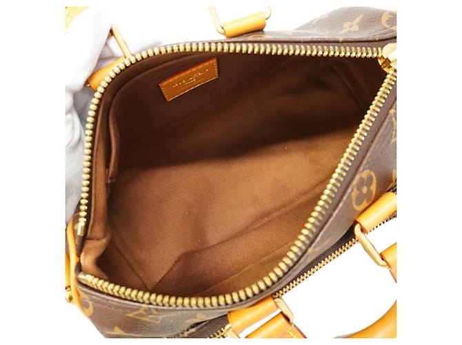 Borsa Louis Vuitton Monogram Keepall Cargo 25 Marrone - vista 4