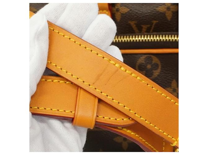 Borsa Louis Vuitton Monogram Keepall Cargo 25 Marrone - vista 8