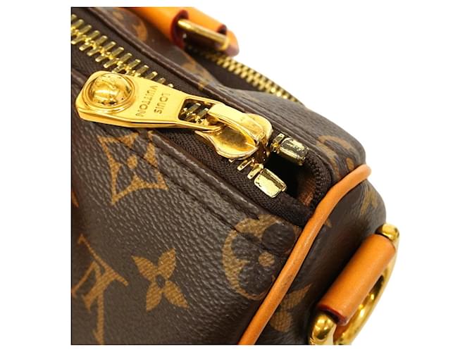 Borsa Louis Vuitton Monogram Keepall Cargo 25 Marrone - vista 9