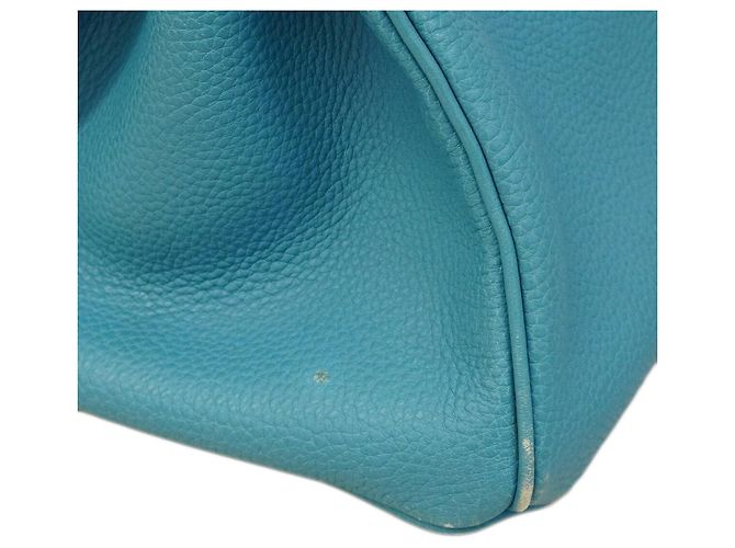 Hermès Hermes Birkin 35 Togo Handtasche in Blue Jean Blau - Ansicht 11