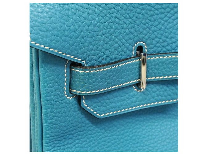 Hermès Hermes Birkin 35 Togo Handtasche in Blue Jean Blau - Ansicht 13