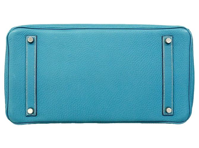 Hermès Hermes Birkin 35 Togo Handtasche in Blue Jean Blau - Ansicht 3
