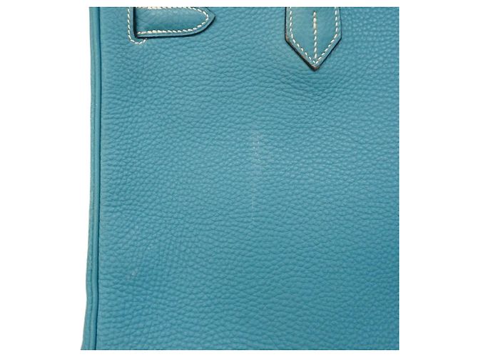 Hermès Hermes Birkin 35 Togo Handtasche in Blue Jean Blau - Ansicht 9