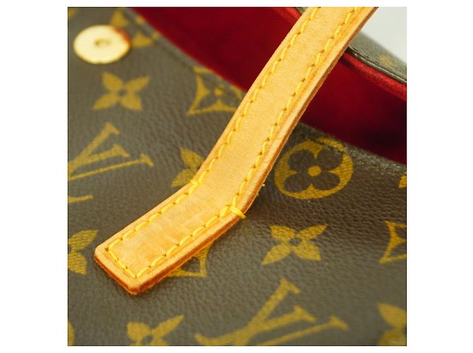 Louis Vuitton Monogram Sonatine Handtasche Braun - Ansicht 7
