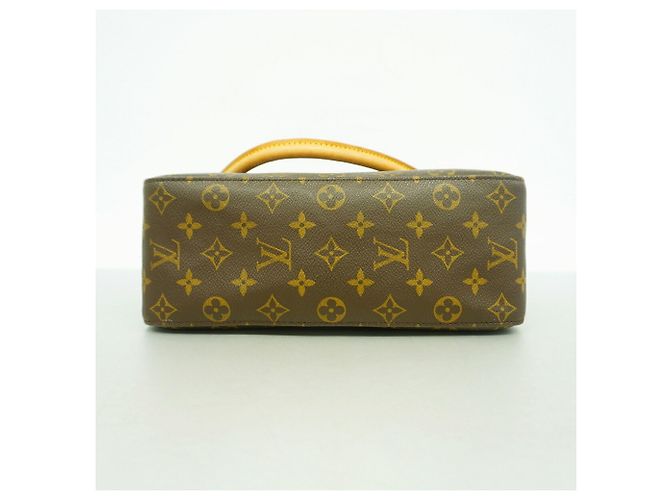 Borsa a tracolla Louis Vuitton Monogram Looping GM Marrone - vista 3