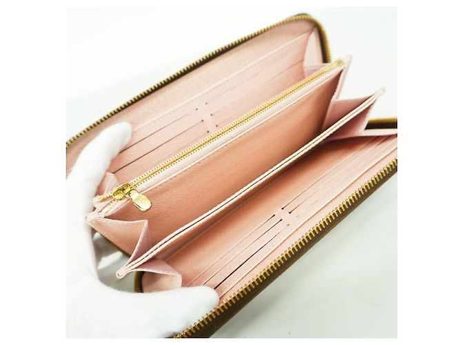 Louis Vuitton Monogram Zippy Wallet M41894 Rosa - vista 3