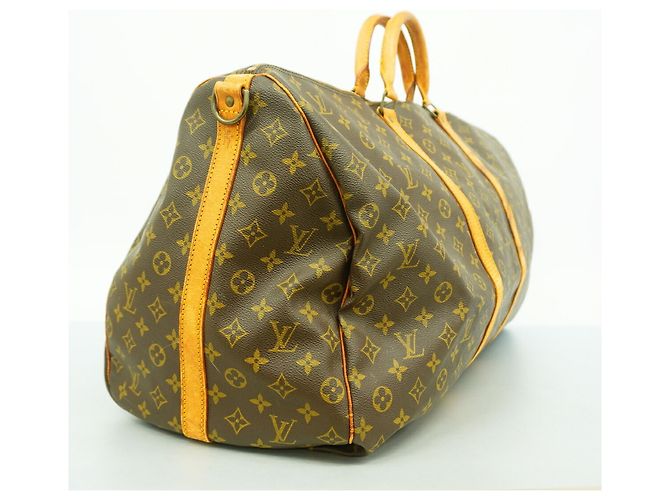 Louis Vuitton Boston Monogram Keepall Bandoulière 60 Marrone - vista 2