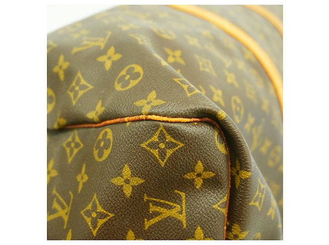 Louis Vuitton Boston Monogram Keepall Bandoulière 60 Marrone - vista 6