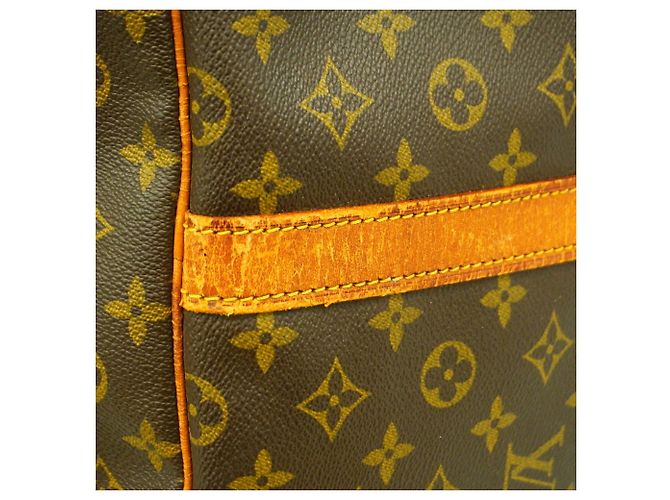 Louis Vuitton Boston Monogram Keepall Bandoulière 60 Marrone - vista 7