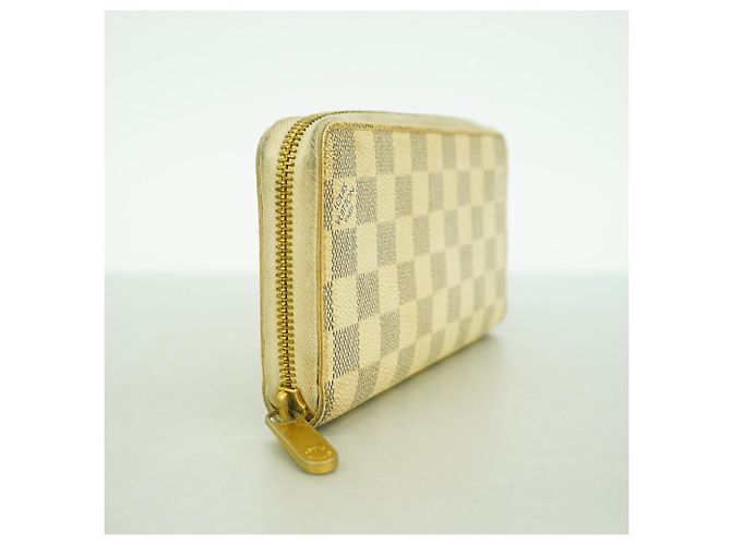 Louis Vuitton Damier Azur Zippy Wallet Weiß - Ansicht 2