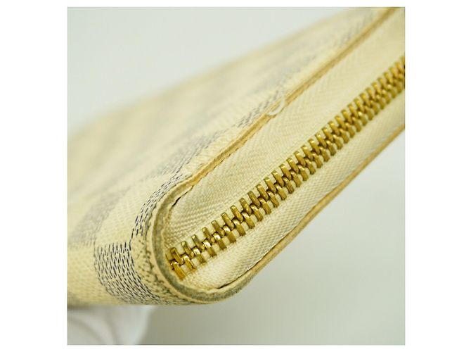 Louis Vuitton Damier Azur Zippy Wallet Weiß - Ansicht 5