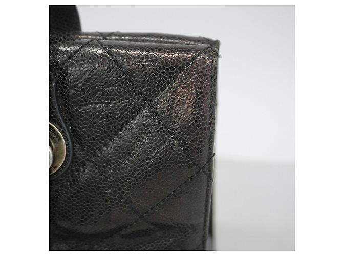 Borsa a tracolla con catena Chanel Matelassé Nero - vista 10