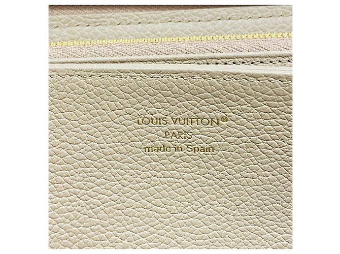 Louis Vuitton Monogram Empreinte Bicolor Zippy Wallet Beige - Ansicht 4