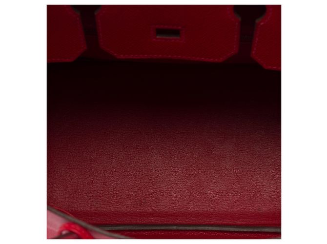 Hermès Borsa HERMES Birkin 30 in Pelle Rossa - 103824 Rosso - vista 9