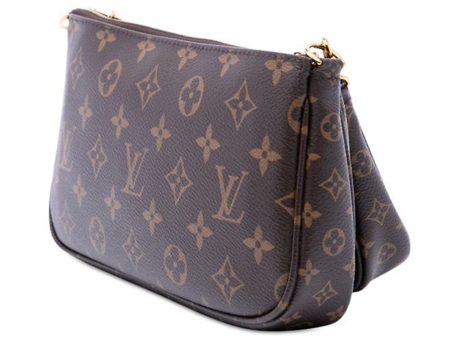 Borsa Louis Vuitton Monogram Multi Pochette Accessoires Marrone - vista 2