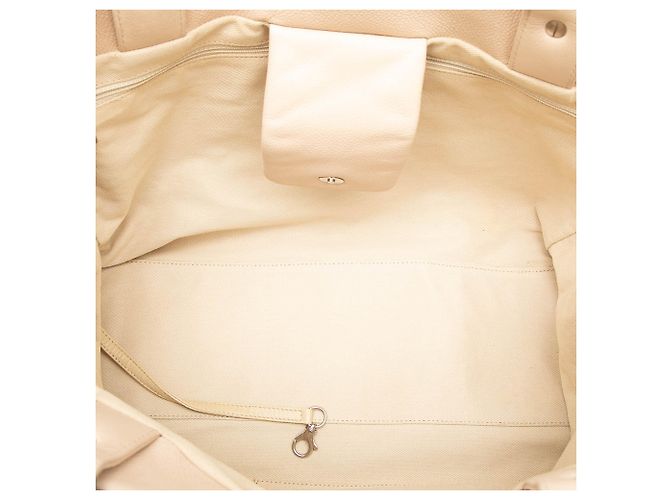 Borsa Shopping Soft Chanel CC Caviar Marrone - vista 4