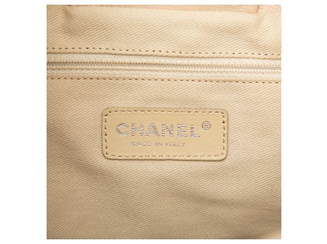 Borsa Shopping Soft Chanel CC Caviar Marrone - vista 5