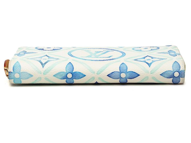 Portefeuille Long Zippy Louis Vuitton Monogram Tiles By The Pool Bleu - vue 3