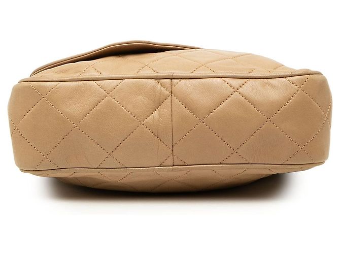 Borsa Camera Chanel Mini CC Quilted Lambskin con Nappine Beige - vista 3