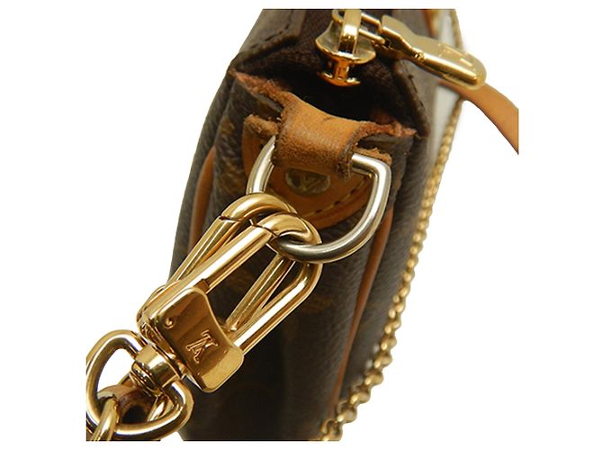 Borsa Satchel Louis Vuitton Monogram Eva Marrone - vista 12