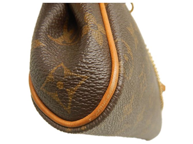 Borsa Satchel Louis Vuitton Monogram Eva Marrone - vista 17