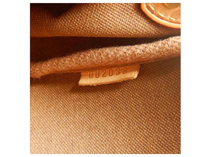 Borsa Satchel Louis Vuitton Monogram Eva Marrone - vista 6