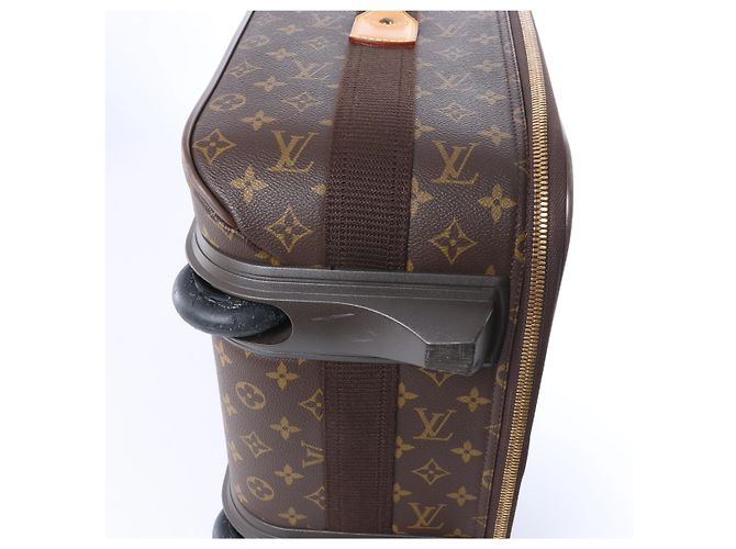 Borsa da viaggio Louis Vuitton Pegase 55 Monogram in marrone M23297 - vista 11