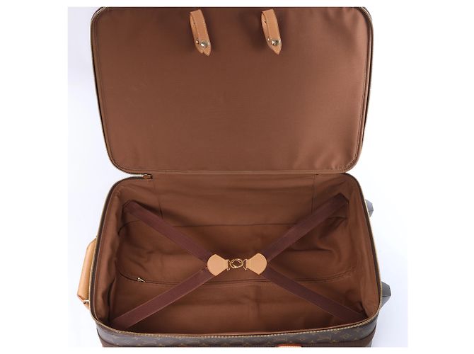 Borsa da viaggio Louis Vuitton Pegase 55 Monogram in marrone M23297 - vista 12