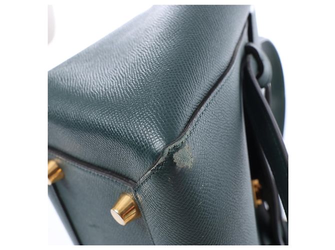 Céline Borsa a mano 2 vie Celine Belt Bag Mini in pelle, Verde - vista 10