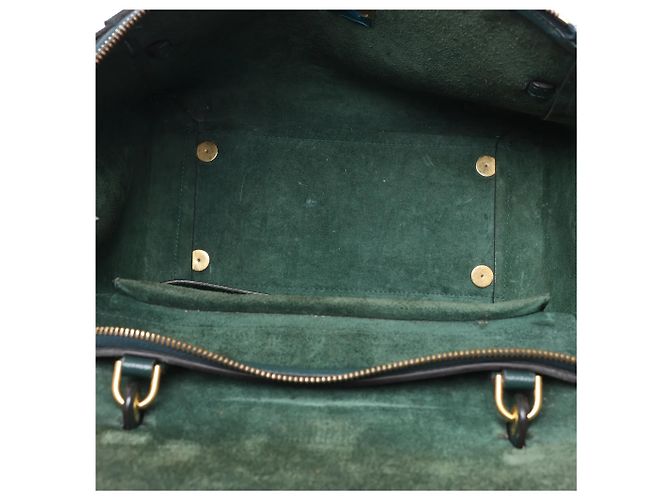 Céline Borsa a mano 2 vie Celine Belt Bag Mini in pelle, Verde - vista 13