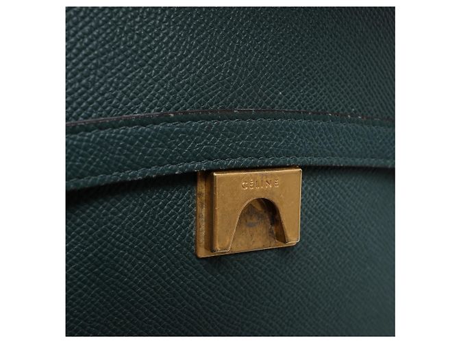 Céline Borsa a mano 2 vie Celine Belt Bag Mini in pelle, Verde - vista 17