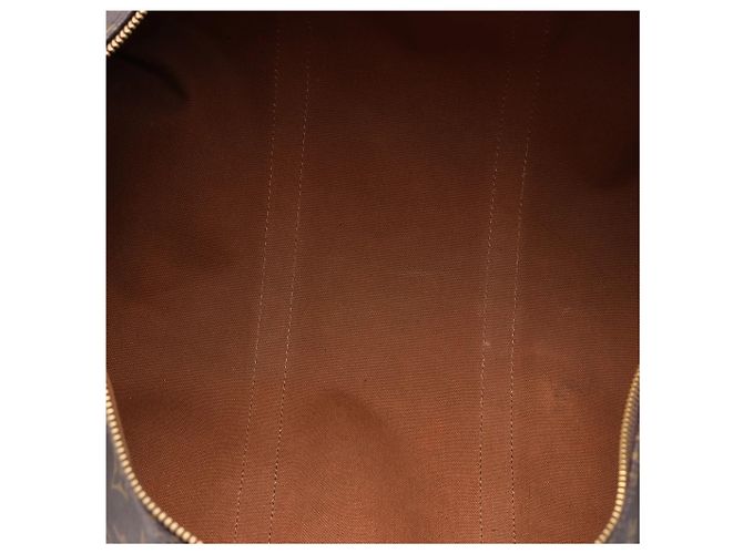 Louis Vuitton Keepall 55 Monogram Canvas Travel Bag in Brown M41424 Marrone - vista 14