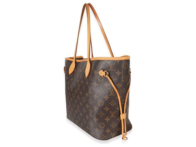Louis Vuitton Monogram Canvas Neverfull MM Marrone - vista 3
