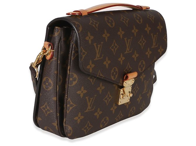 Louis Vuitton Monogram Canvas Pochette Metis Marrone - vista 4