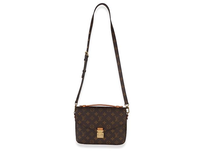 Louis Vuitton Monogram Canvas Pochette Metis Marrone - vista 5