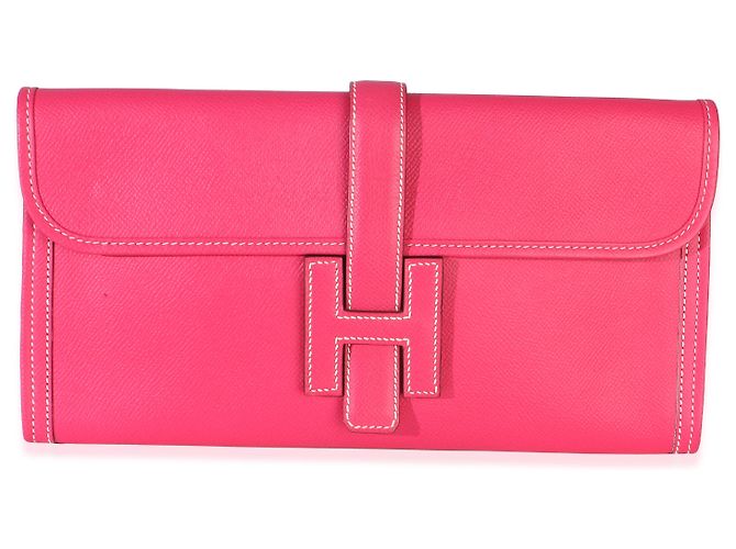 Hermès Rose Tyrien Epsom Jige Elan 29 Rosa - vista 7