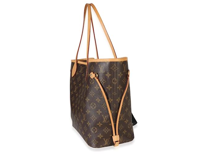Louis Vuitton Monogram Canvas Neverfull MM Marrone - vista 3