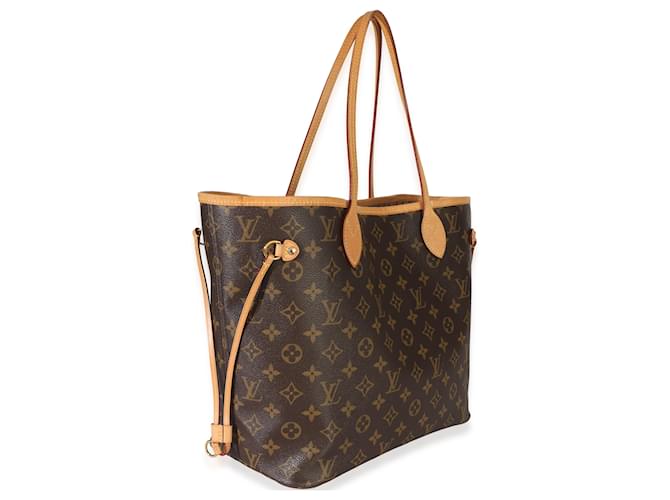 Louis Vuitton Monogram Canvas Neverfull MM Marrone - vista 4
