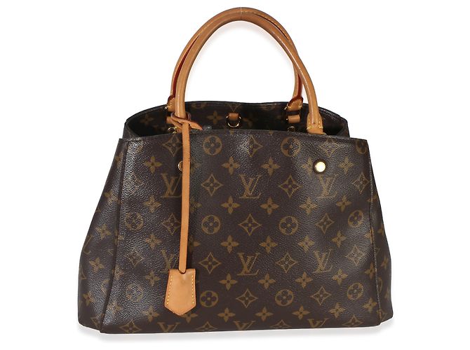 Louis Vuitton Monogram Canvas Montaigne MM Braun - Ansicht 2