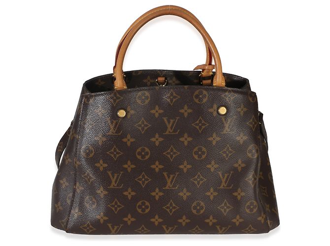 Louis Vuitton Monogram Canvas Montaigne MM Braun - Ansicht 8