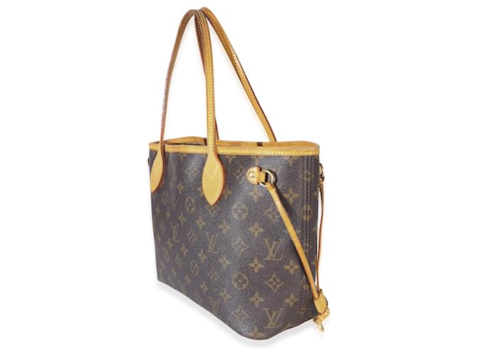 Louis Vuitton Monogram Canvas Neverfull PM Marrone - vista 3
