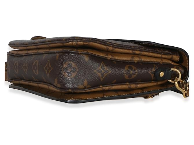 Louis Vuitton Reverse Monogram Canvas Pochette Metis Marrone - vista 6