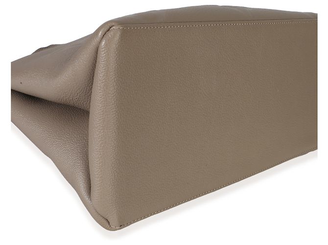Louis Vuitton Tourterelle Giant Monogram Empreinte Grand Palais Tote Castaño - vista 7