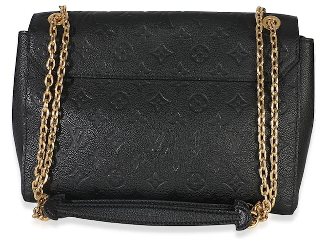 Louis Vuitton Black Monogram Empreinte Vavin MM Nero - vista 2