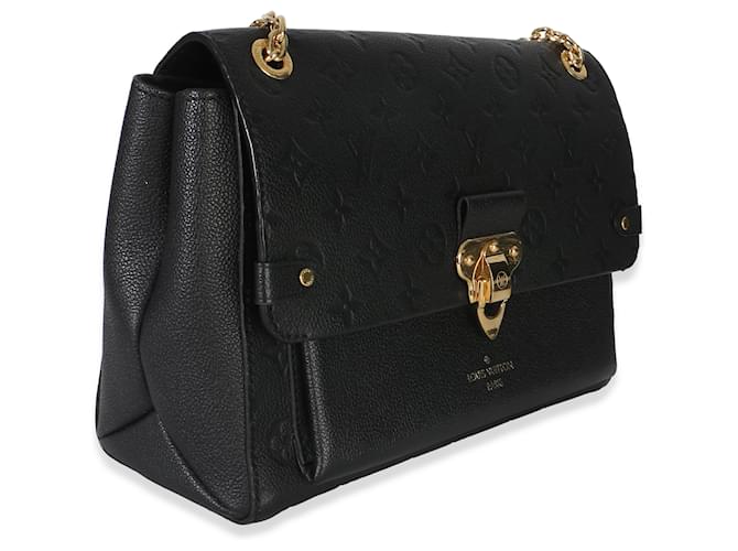 Louis Vuitton Black Monogram Empreinte Vavin MM Nero - vista 4